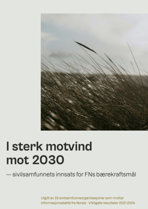 I sterk motvind